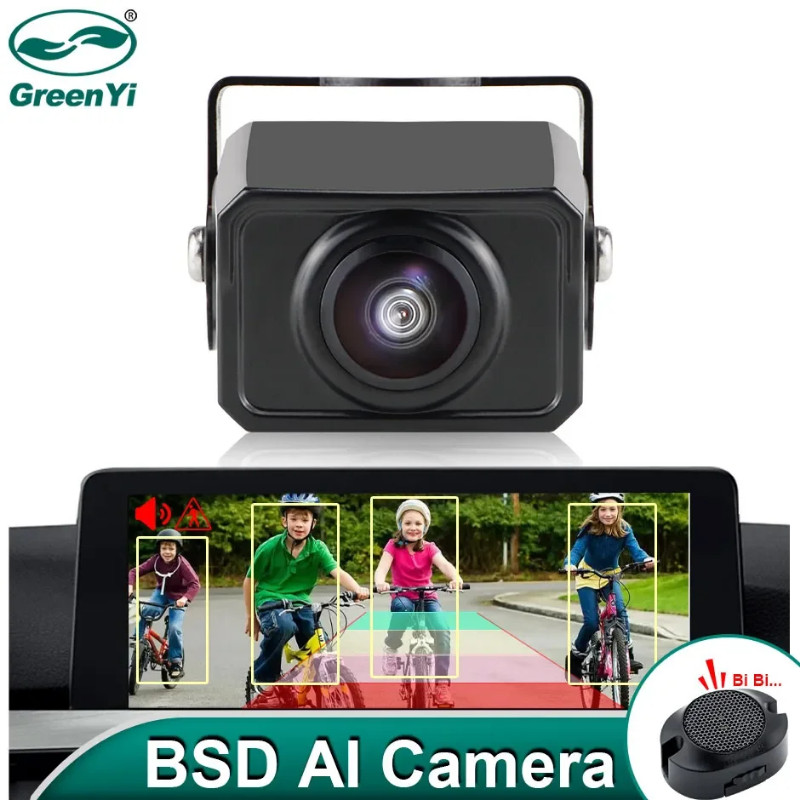 GreenYi 1080P ADAS AI Smart Intelligent Tracking Recognition Car Rear ...