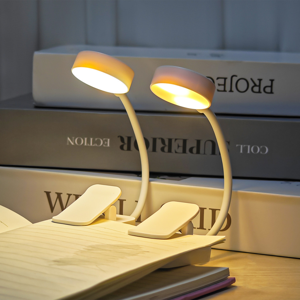 Portable Clip Type LED Brightness Adjustable Small Desk Light ...