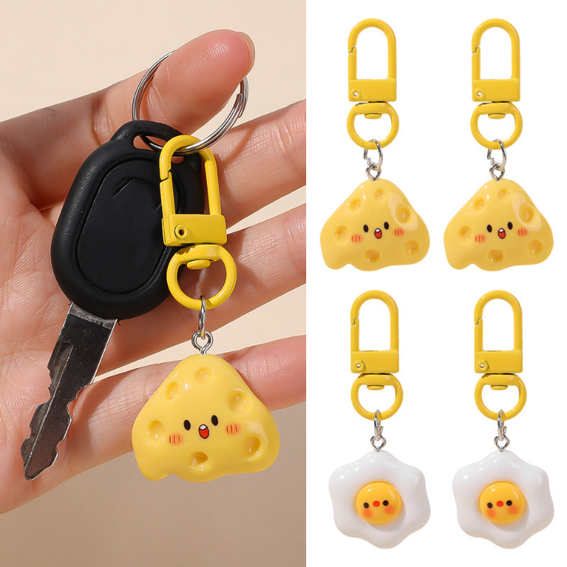 Kawaii Doughnut Cat Resin Keychain - Cartoon Animal Doll Decor - Bag ...