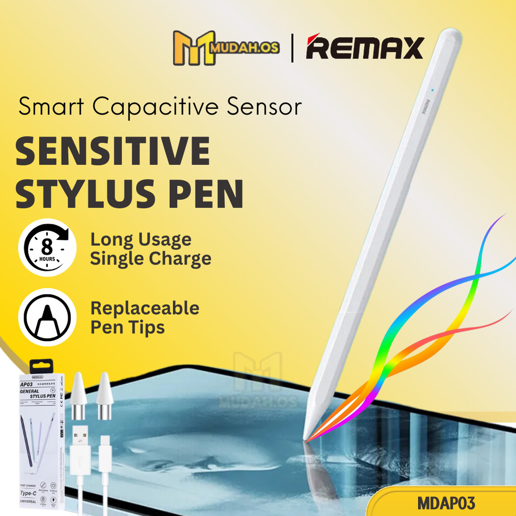 REMAX Universal Capacitive Stylus Touch Pen Tab For Android Original ...