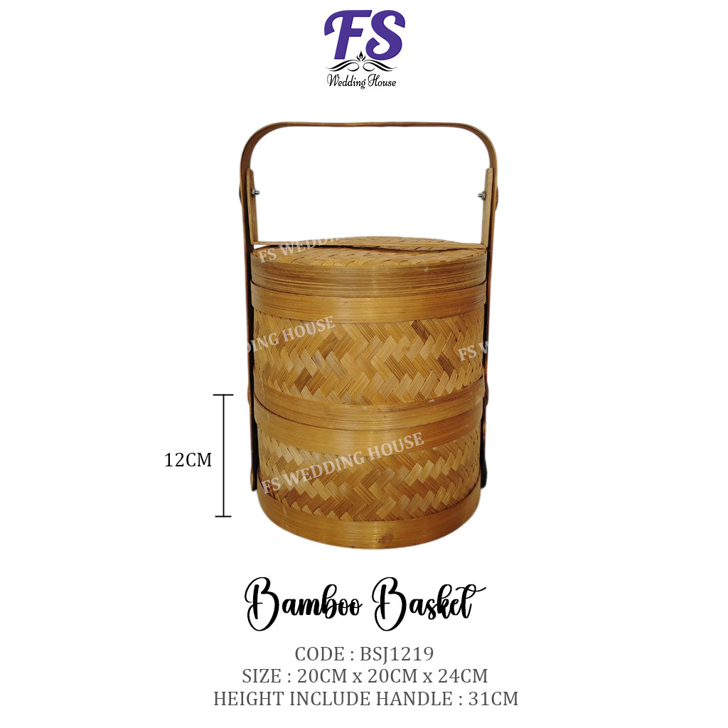PREMIUM BAMBOO BOX/DOORGIFT BASKET/BAMBOO BASKET/HAMBER BASKET/LUNCH  BOX/RANTANG BAMBU/BAMBOO GIFT BOX///BSJ | Shopee Malaysia