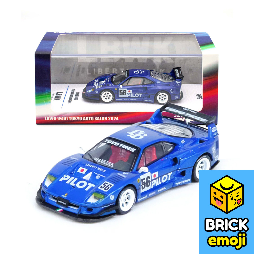 INNO64 LBWK Ferrari F40 Tokyo Auto Salon 2024 1/64 IN64-LBWKF40-TAS24 ...