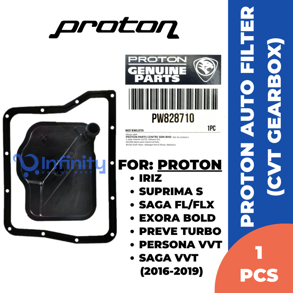 PROTON Auto Transmission Filter with Gasket PW828710 For Saga Flx & Vvt ...