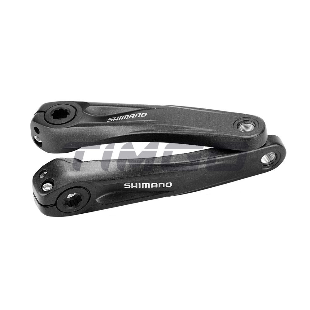 Set Bracci Manovella (Pedivelle) Per Motore E-bike Shimano Steps FC-E8000 - Colore Nero
