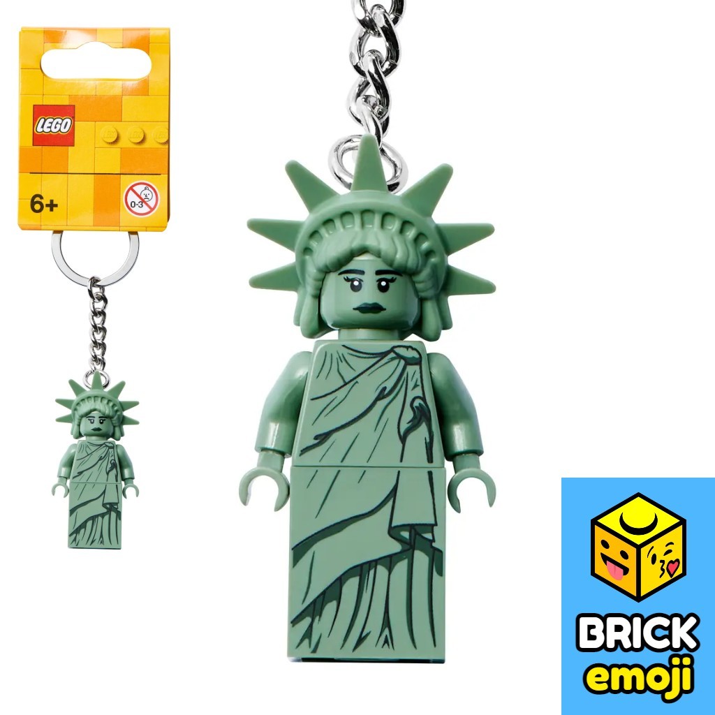 LEGO 854082 Minifigures Lady Liberty Keyring Key Chain | Shopee Malaysia
