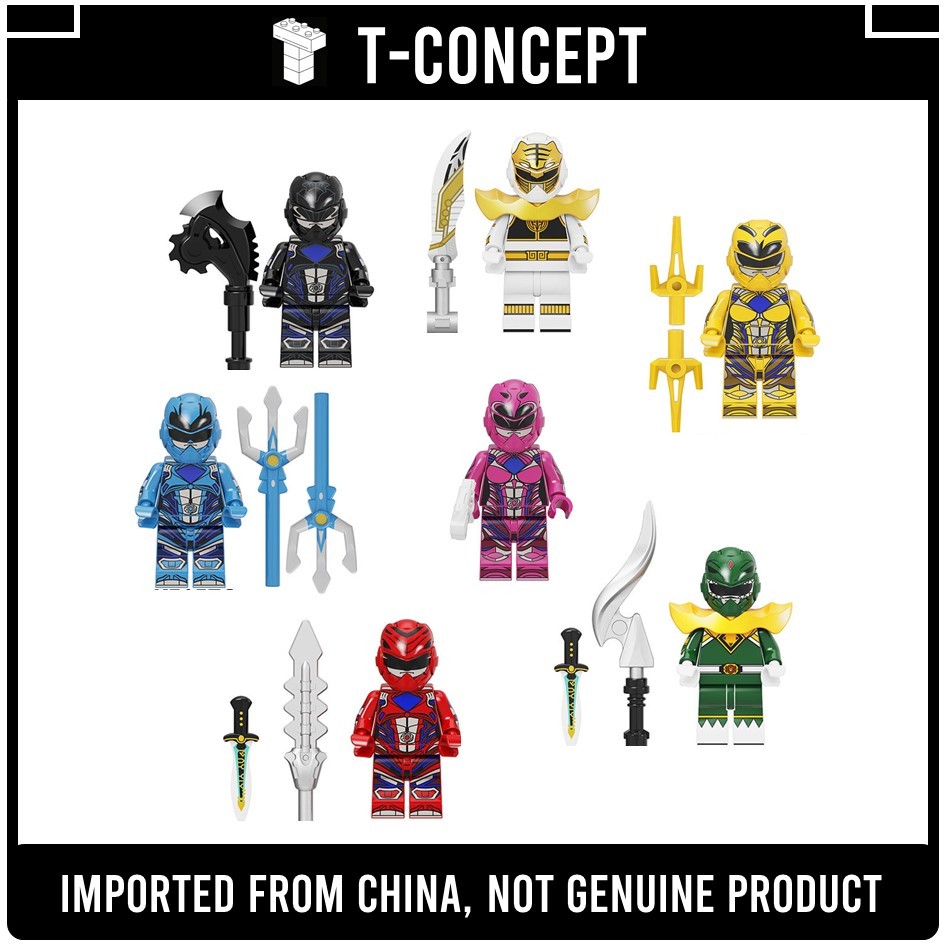 Power Ranger Series Lego Mini Figure Building Block Collection KF6144 ...