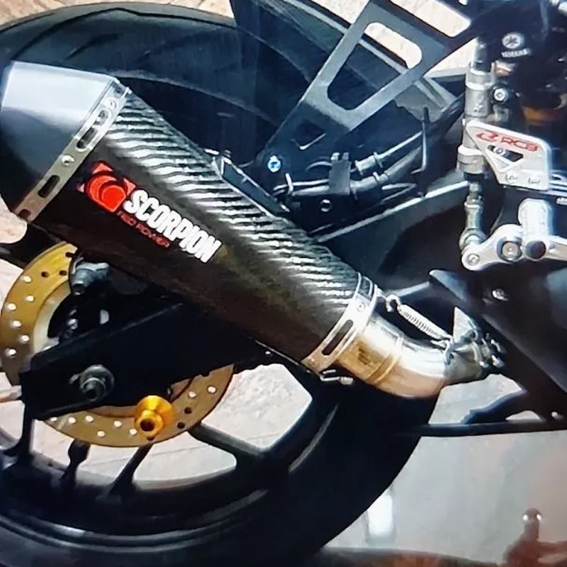 Slip-on Link Pipe Fitment For R3 R25 MT-03 Exhaust Modification Connect ...