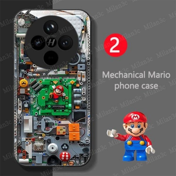 OPPO Find X8 Casing OPPO Find X8 Pro Casing Mechanical Mario Liquid ...