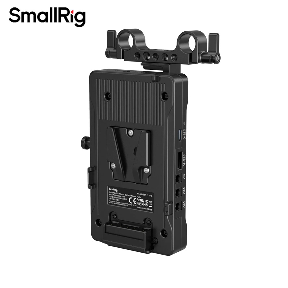 SmallRig Advanced V-Mount Batery Mount Plate with Adjustable Arm For ...