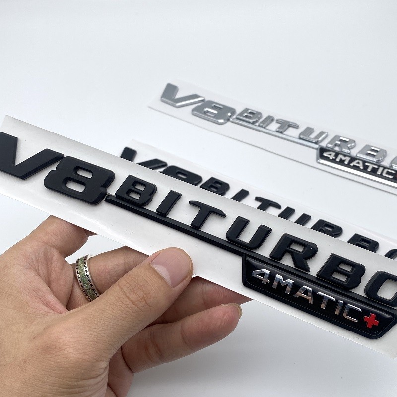 2017 Flat Letters GT50 GT53 GT63 GT63S V8 Biturbo 4matic+ ABS Emblem ...