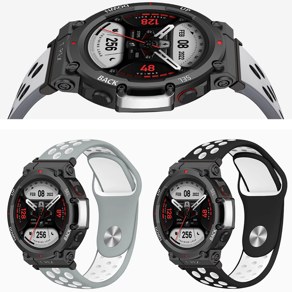 kwmobile Bracelet compatible avec HONOR Watch GS Pro bracelet - 2x bracelet de rechange en silicone pour fitness tracker