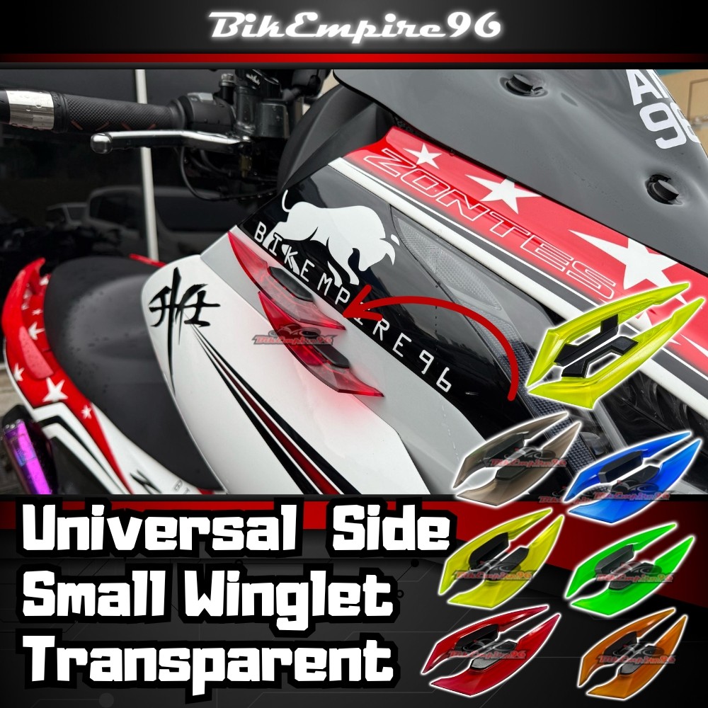 Universal Side Small Winglet Transparent Add More Aerodynamic And ...