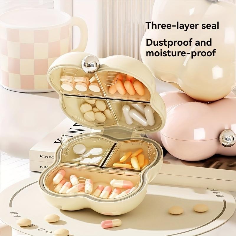 Portable Mini Pill Box Waterproof Moisture Proof Pill Case Medicine ...