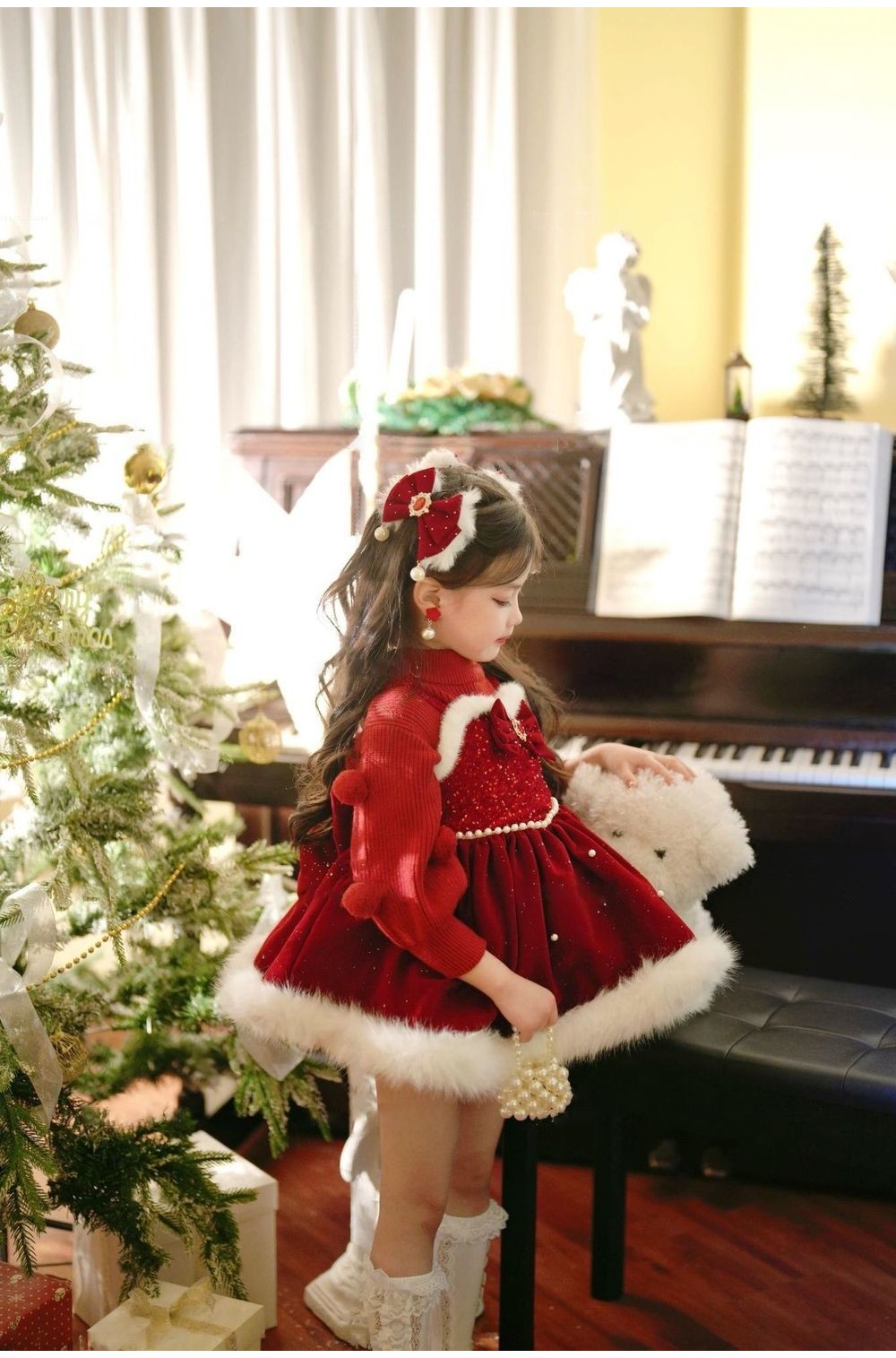 CNY Girls Christmas Costumes Girls Princess Dresses Children Autumn ...