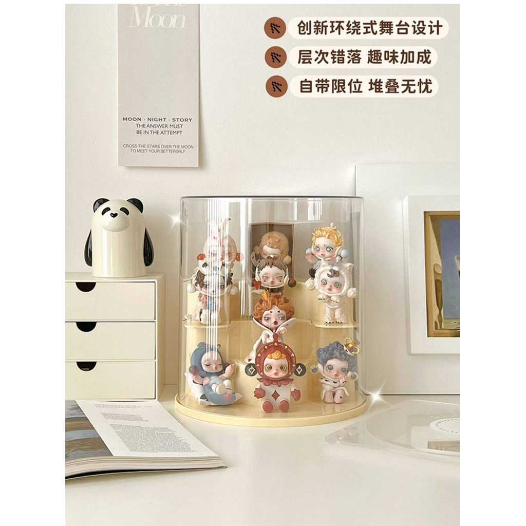 Ono Pop Mart Display Box Transparent Acrylic Display Rack Blind Box ...