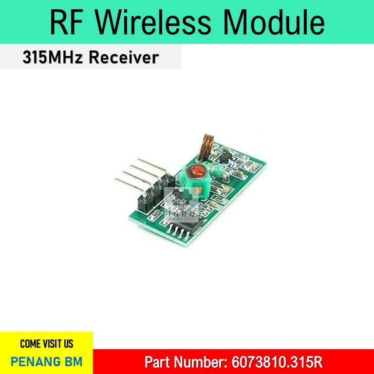 RF Wireless Module, 315MHz 433MHz Transmitter, Receiver | Shopee Malaysia