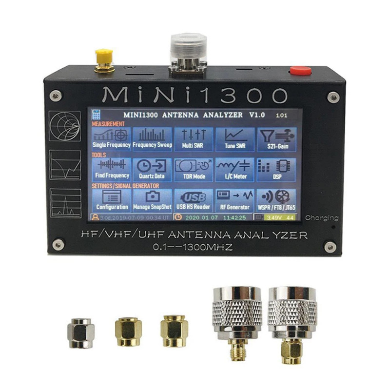 Fuhjythy Mini Vektor-Netzwerkanalysator 1300MHz - Tragbarer Antennenanalysator