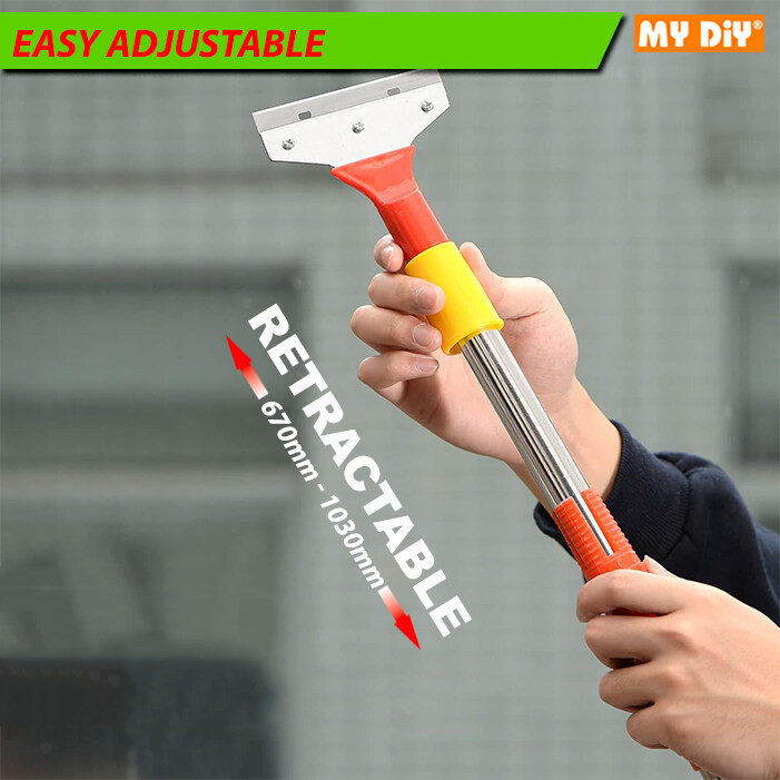 670MM-1030MM TELESCOPIC RAZOR CUTTER BLADE CLEANING SCRAPER ...