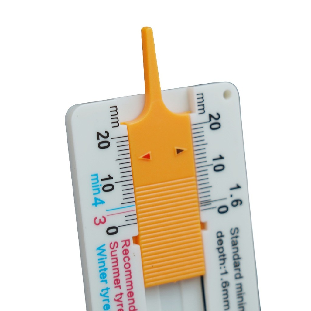 [LLMA]Plastic tire tread ruler 0-20MM vernier depth caliper tire tread ...