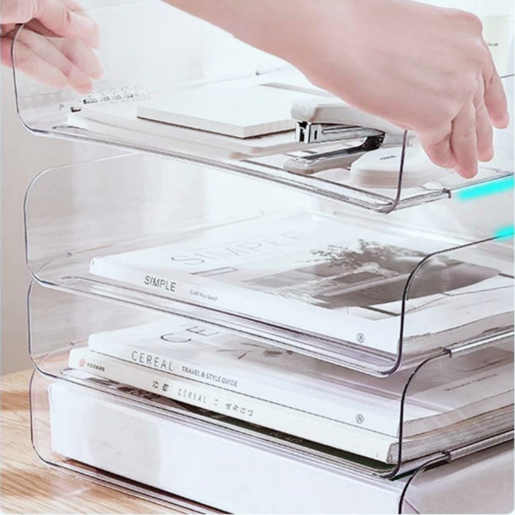File Document Letter Paper Tray Sorter Collection File Desk Organizer ...
