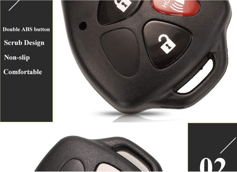 Toyota Car Key Case Key Shell For Toyota Corolla Camry Avensis Reiz ...