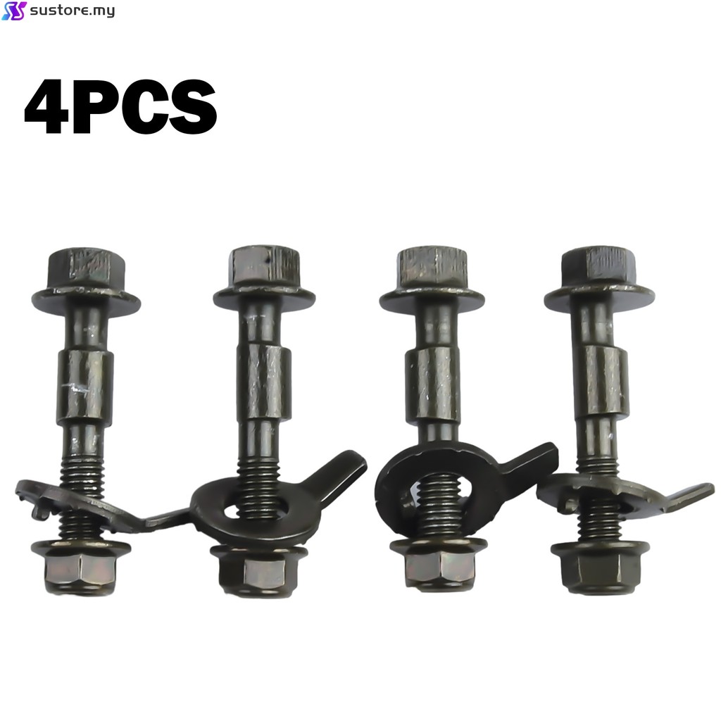 Kit De Correction De Parallélisme 4 Pièces - Boulons De Cambrure Ajustables 12mm Pour Essieux Avant