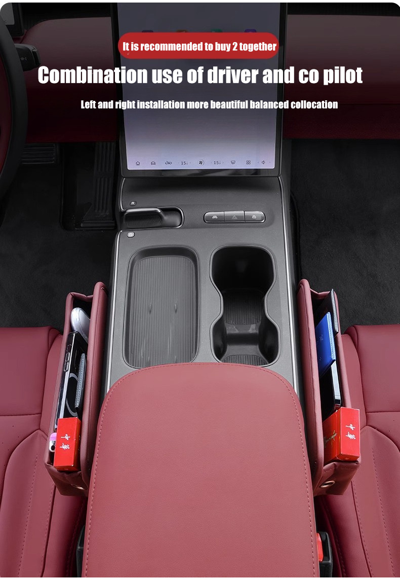 Multifunction Car Seat Gap Organizer Storage Box Pocket Wallet ...