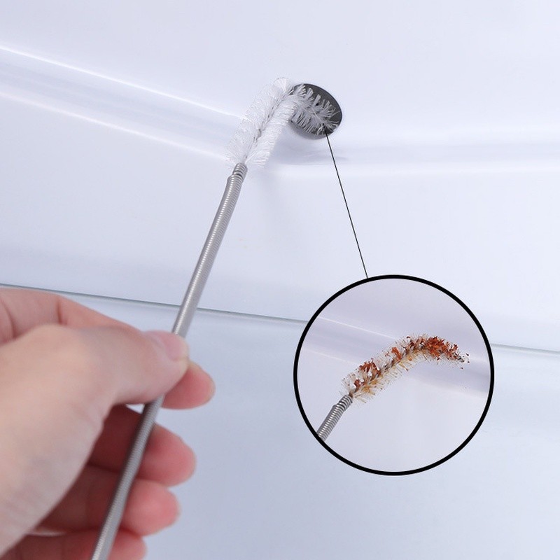Flexible Drain Brush Extra Long Cleaner for Cleaning Plumbing Sink ...