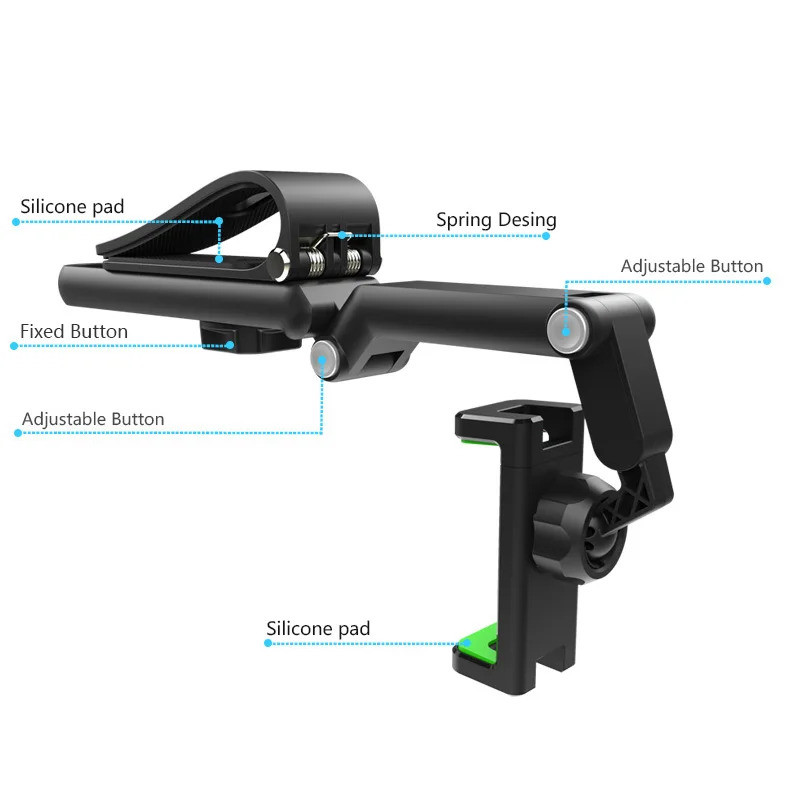 Sun Visor Phone Holder for Car Multifunctional 360° Rotating Sun Visor ...