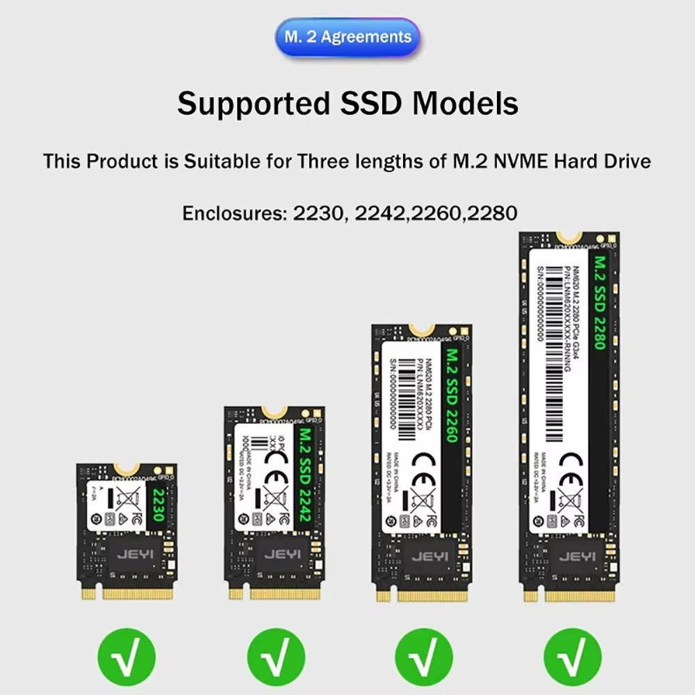 External Enclosure Ssd M Nvmeto Usb C Gen Gbps Nvme Pcie Gbps Ngff Sata Supports M B