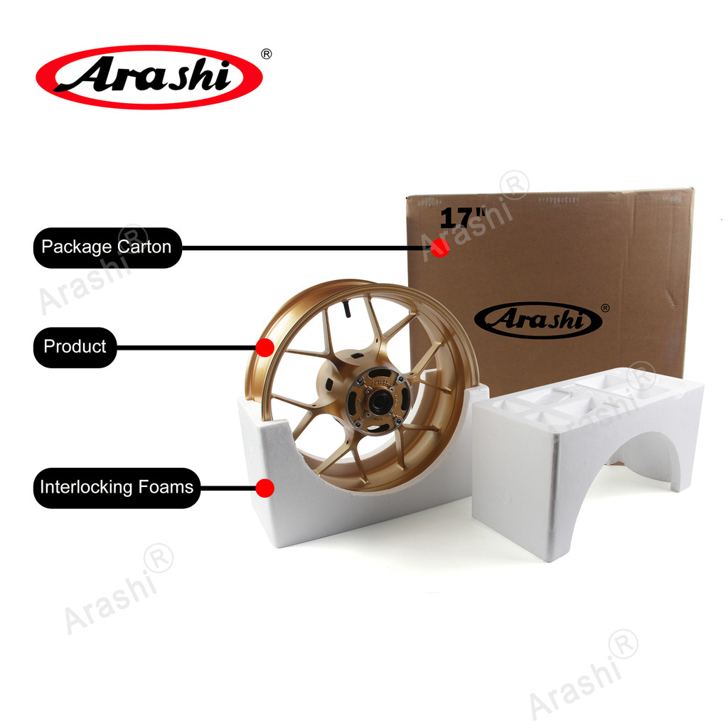 Arashi CBR600RR / CBR1000RR Front Rear Wheel Rim Hub For HONDA CBR 600 ...
