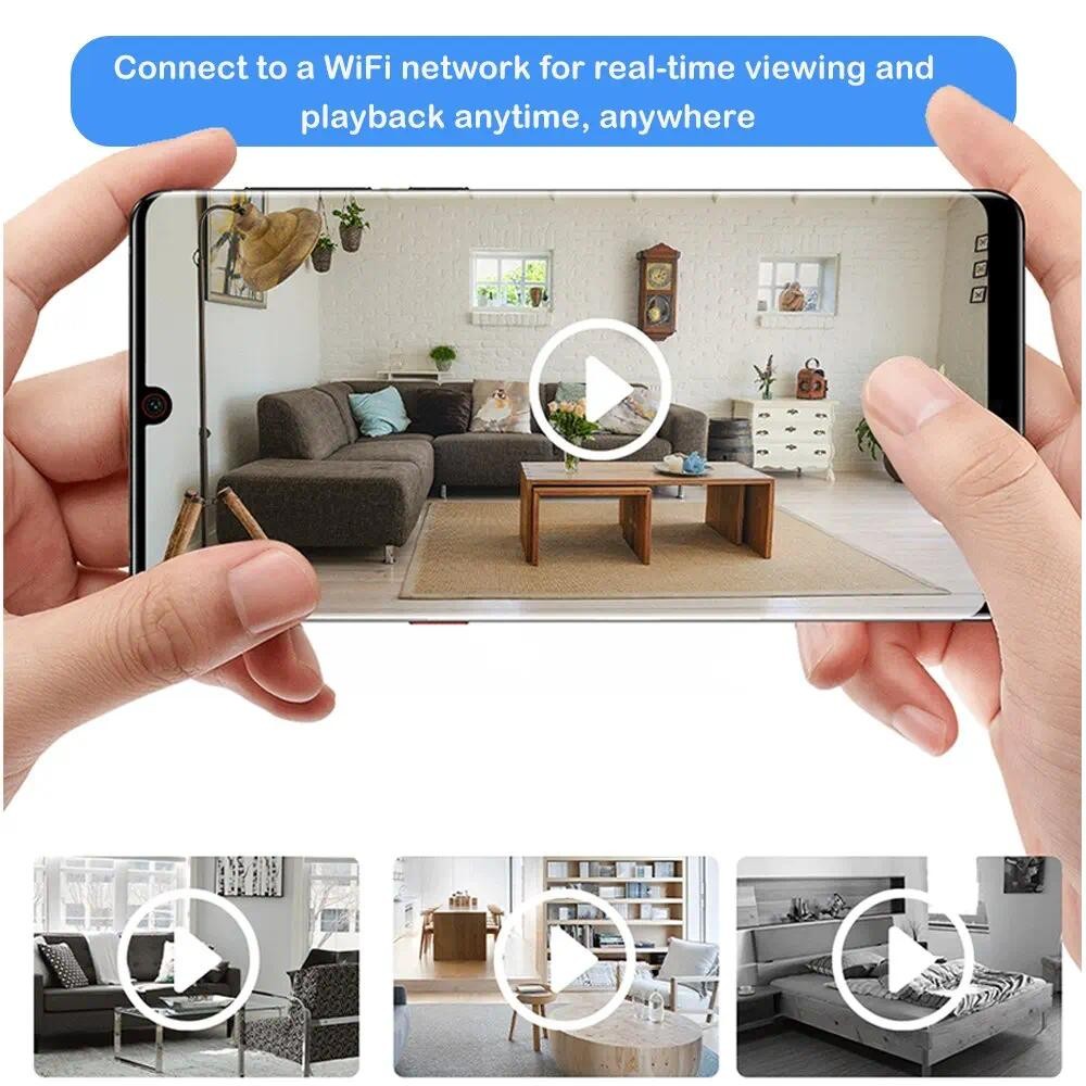Mini Wireless WiFi Monitor Camera Home Security IP Camera Smart Sleep ...