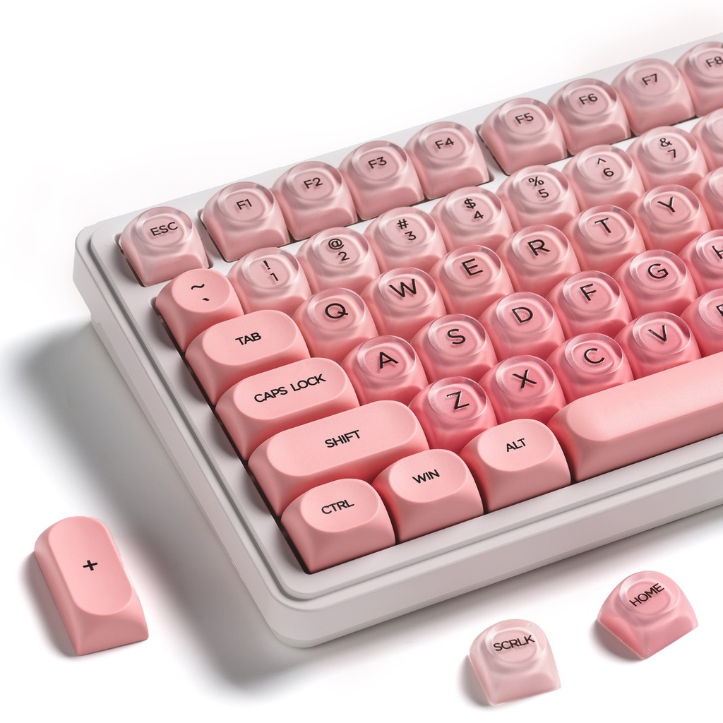 (Keycap Only) Jelly Keycap MOA Profile PBT+PC Material Keycap Semi ...