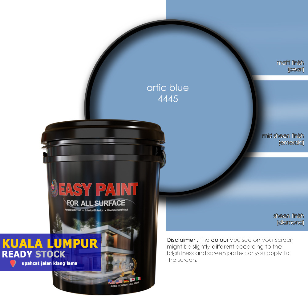 Artic Coat Paint Surfaces Typical Rectangular Fit Reference: 1 Liter And 5 Liter Artic Blue J 4445 Easy
