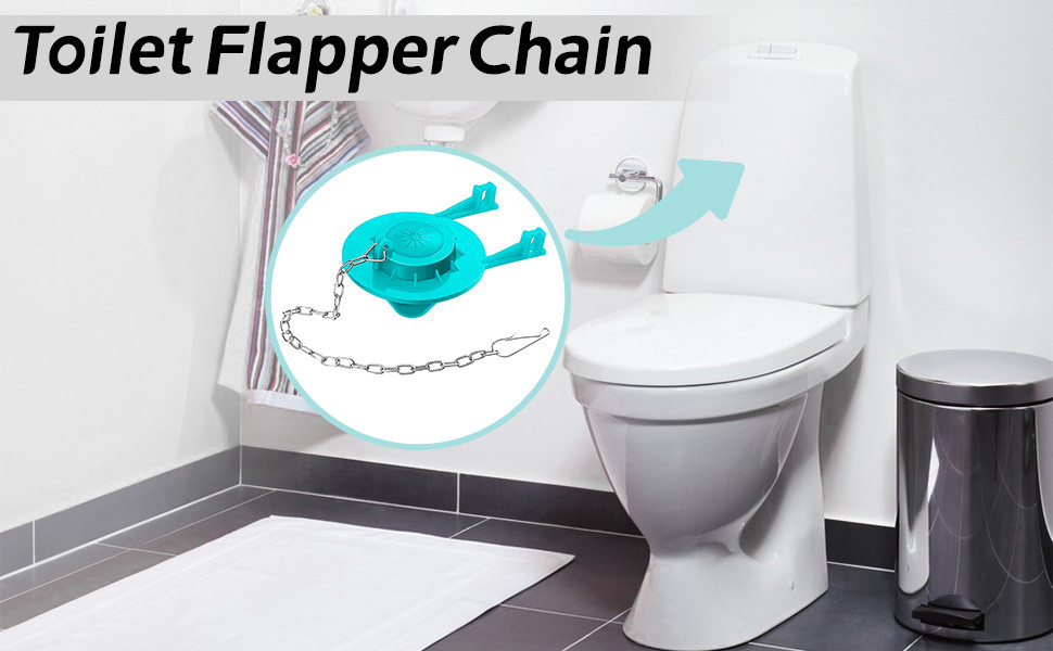 Toilet Flapper Chain Stainless Steel Toilet Flush Lift Chain ...