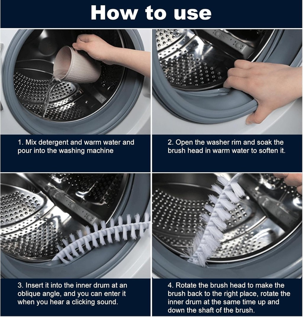 Washine Machine Brush Universal Deep Cleaning Flexible Berus Cuci Mesin ...
