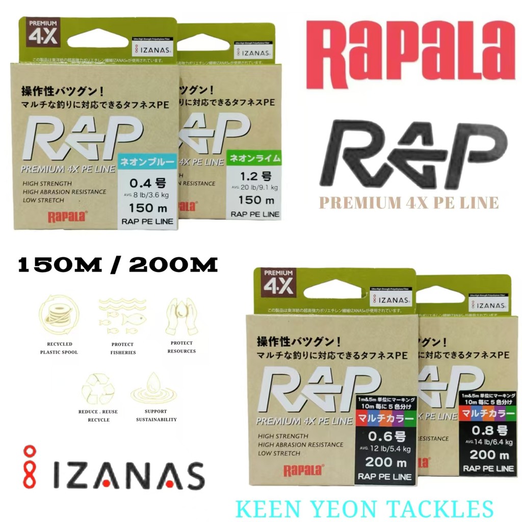 Sufix Rapala Rapinova 150m 0.33mm 29kg Steel Grey Prémium Fo