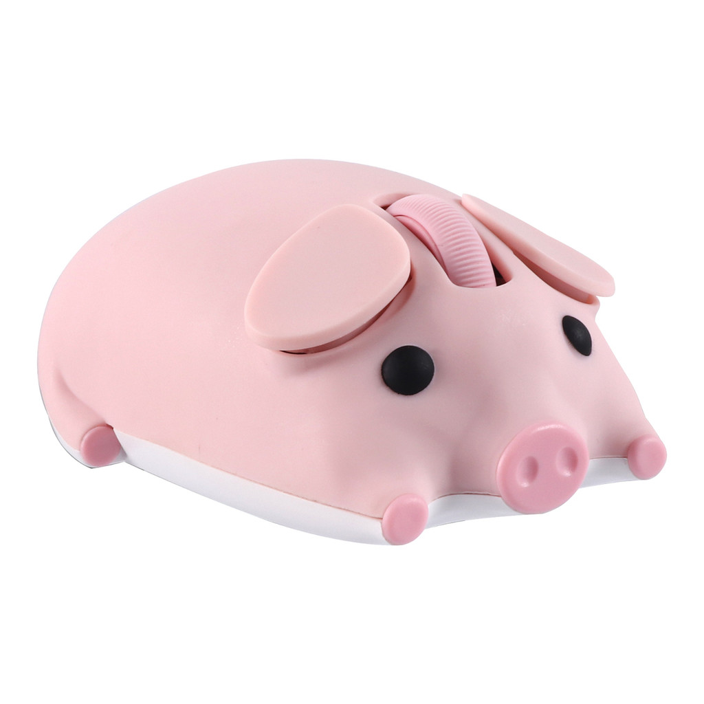PINK Pig Mouse USB Receiver + BT Mice 2.4GHz + Bluetooth Wireless Mouse ...