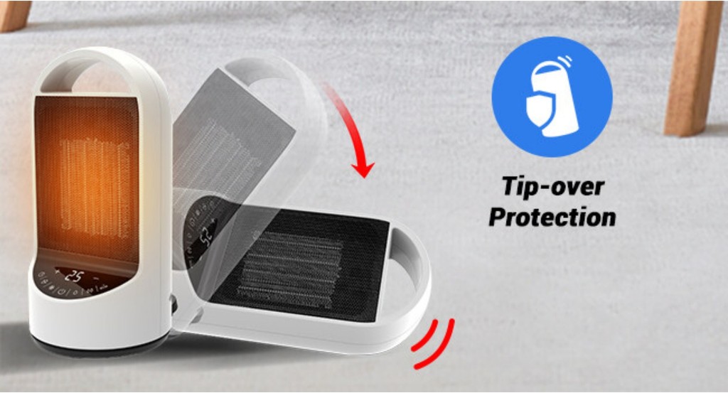 INKBIRDPLUS 1500W Electric Heaters with Timer Remote and 3 Modes