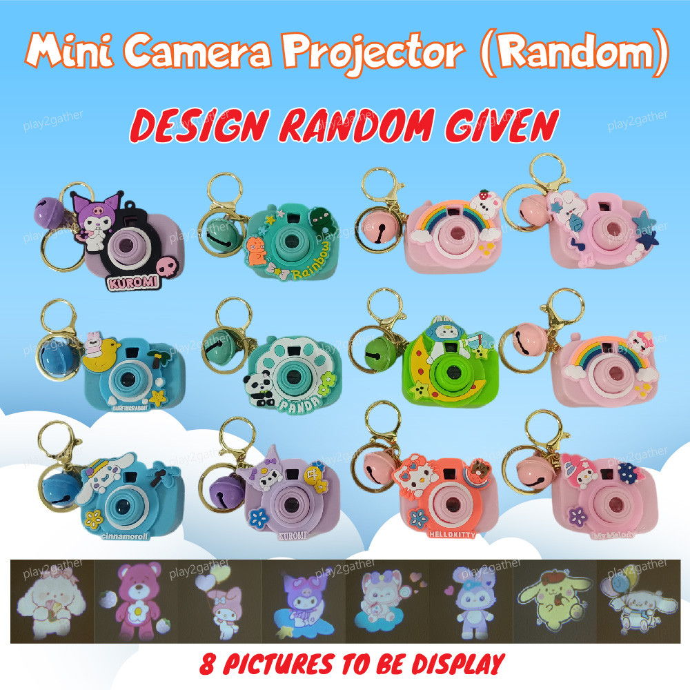 Mini Cute Cartoon Characters Camera Projector Free Battery Kid Toys ...
