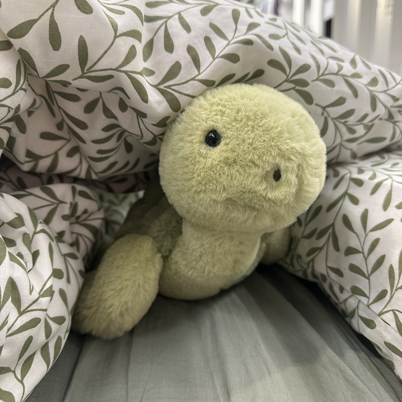 Cartoon Little Turtle Plush Doll Green Turtle Stuffed Sea Animal Plush ...