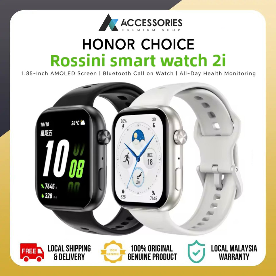 Honor Choice Smart Watch 2i 1.85" AMOLED Display | Bluetooth Voice Call | Health Monitoring