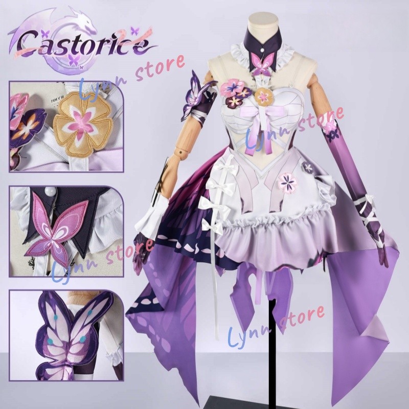 honkai-star-rail-cosplay-costume-castorice-cos-dress-outfits-castorice