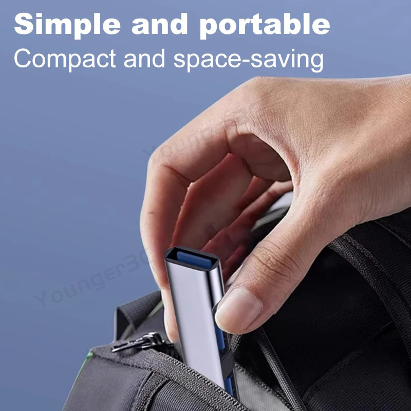4-in-1 Type-C/USB 3.0 Expander Multi port Expansion Dock Bend ...