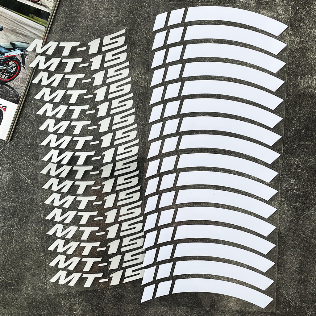 Reflective Motorcycle Wheel Sticker Inside Hub Rim Stripe Tape Decal ...