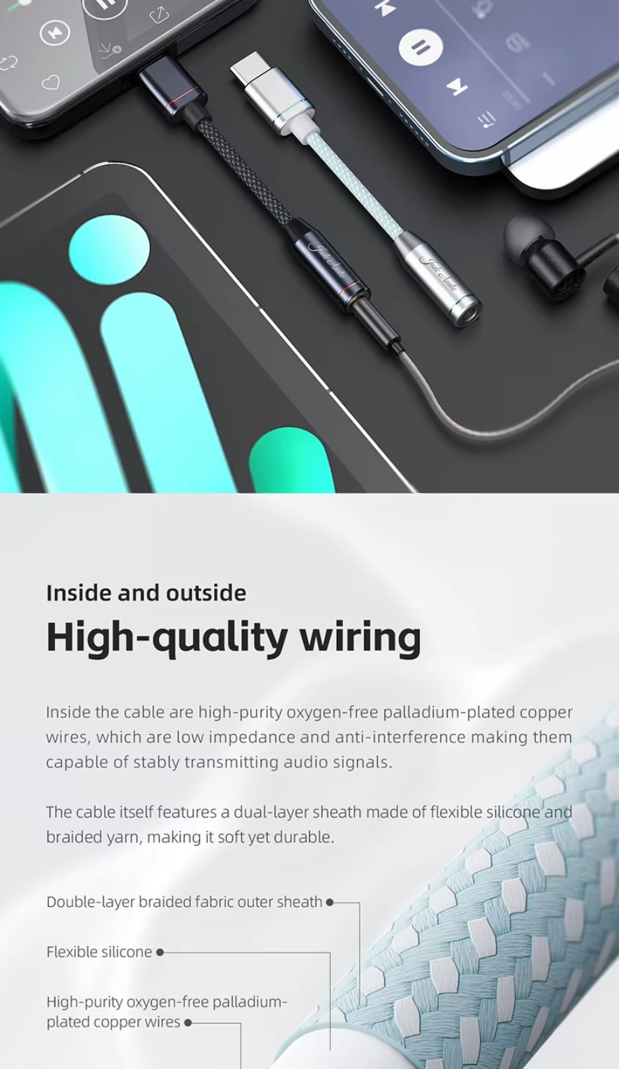 FiiO JA11, Dongle DAC and Amplifier: Type C to 3.5mm, Portable Digital ...