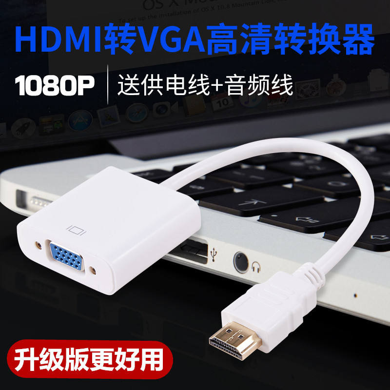 Upgraded Version Of HDMI To VGA Converter Hdim Interface With Audio ...