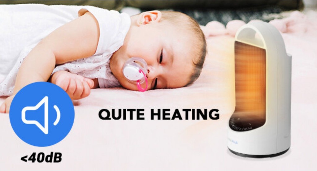 INKBIRDPLUS 1500W Electric Heaters with Timer Remote and 3 Modes