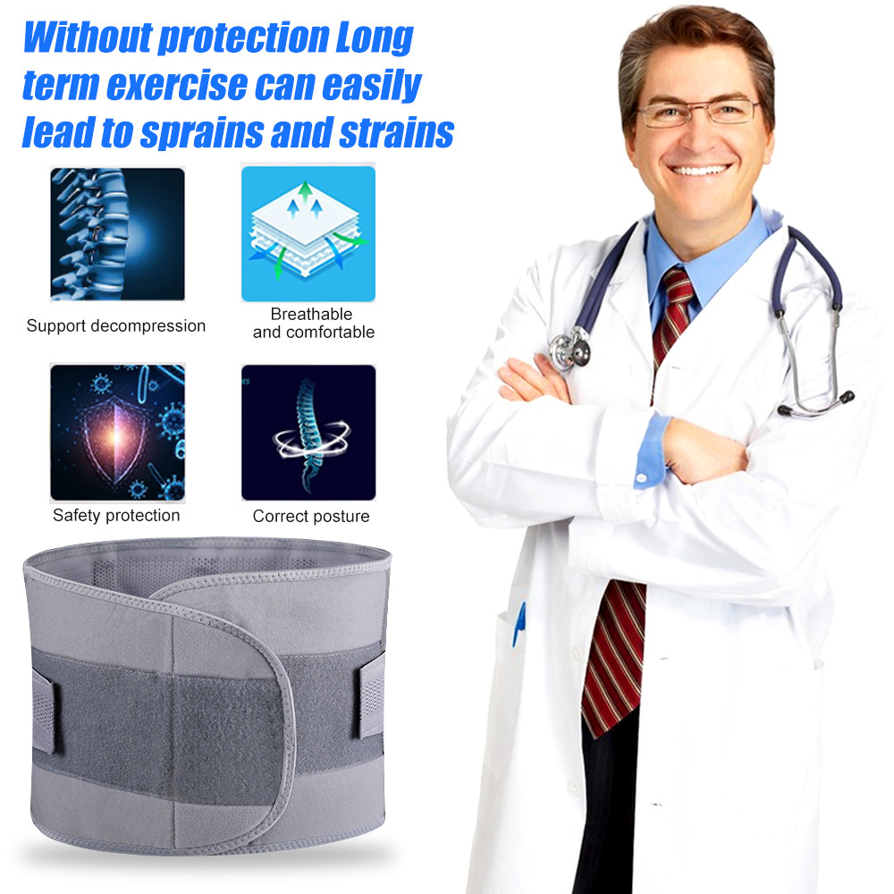 Back Support Lower Back Brace provides Back Pain Relief Lumbar Support