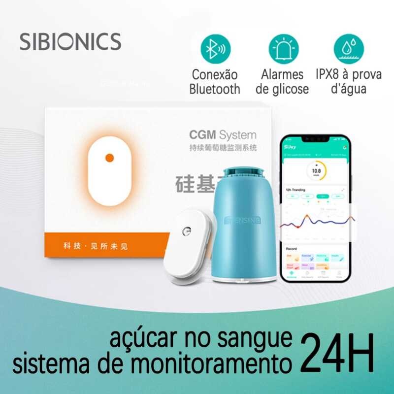 Sibionics Blood Monitor Walang Piercing Finger 24H Dynamic Monitoring ...